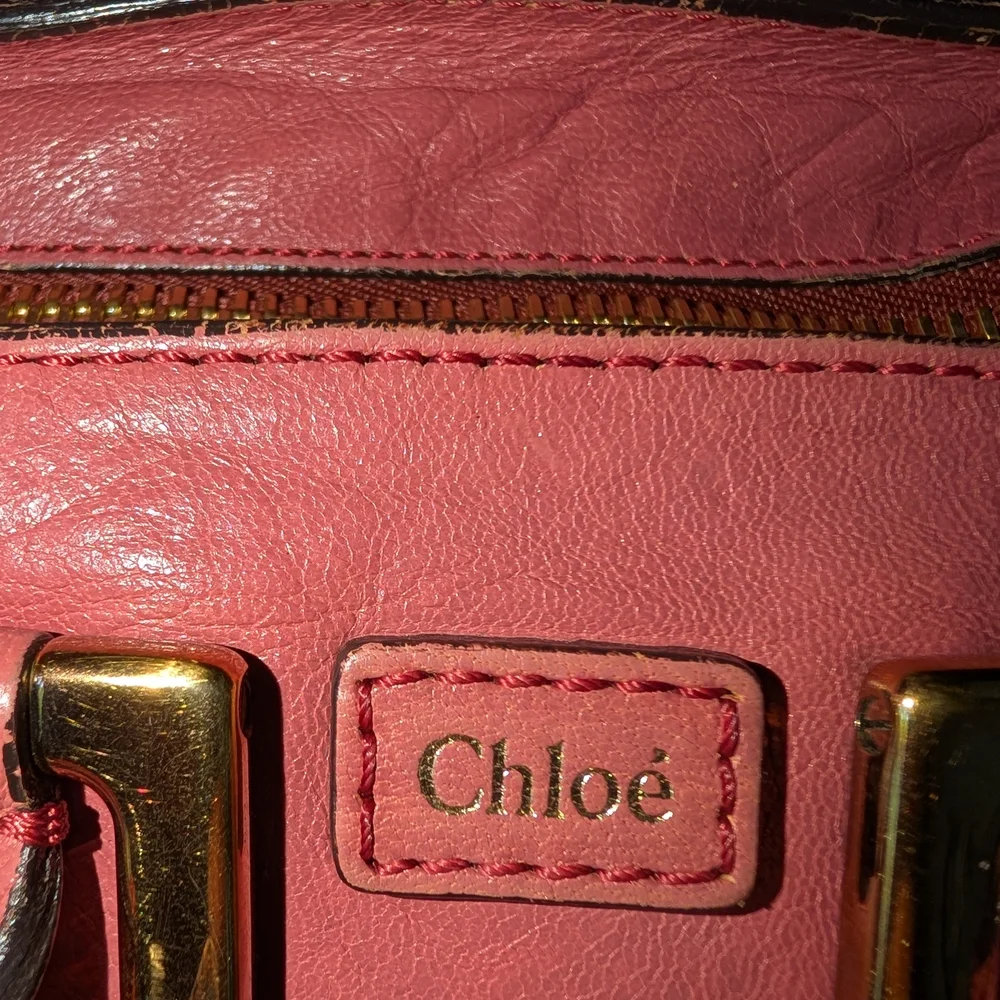 Chloé Ethel In Rare Dusty Pink Leather Two-Way Satchel